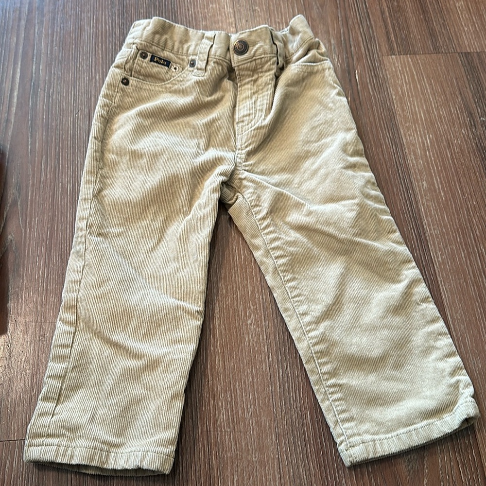 Ralph Lauren corduroy khaki pants 18 months